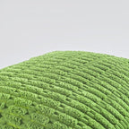 Fancy Homi 1 Pack Lime Green Long Lumbar Body Decorative Throw Pillow Covers 14x36 Inch for Bed Couch Bedroom Bench, Soft Corduroy Rectangle Solid Pillow Case 35x91 cm, Rustic Farmhouse Boho Decor