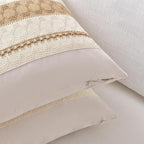 Fancy Homi Set of 1 Neutral Tan Lumbar Decorative Throw Pillow Cover 12x20 Inch for Couch Bed Sofa Chair, Modern Organic Farmhouse Boho Home Decor, Soft Cotton Cute Accent Taupe Rectangle Cushion Case
