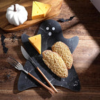 Black Ghost Marble Cheese Board Charcuterie Cutting Tray Marble Serving Decorative for Decoration Charcuterie Kitchen