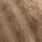 MANDIOO Pack of 2 Thick Plush Wool Decorative Throw Pillow Covers Super Soft Wave Bubble Fur Velvet Cushion Covers Pillow Shams for Couch Bed Living Room 22x22 Inch Camel