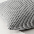 Topfinel Decorative Throw Pillow Covers Cushion Cases, Set of 4 Soft Velvet Modern Double-Sided Designs, Mix and Match for Home Decor, Pillow Inserts Not Included (22x22 inch, Grey)