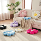 Xuyier Flower Pillow, Decorative Throw Pillow, 19.6“ Cute Daisy Pillow, Aesthetic Fun Decor Pillows for Bed, Flower Shaped Accent Cozy Pillow for Couch