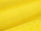 Cotton Paradise 100% Cotton Non Slip Bath Mats for Bathroom, 17x24 inch Soft Absorbent Quick Dry Machine Washable Floor Bath Mat, Yellow