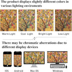 Bohemian Bathroom Curtain Colorful Boho Floral Print Beautiful Bright Polyester Fabric Cloth Shower Curtain for Bathroom Decoration, 72"x72"