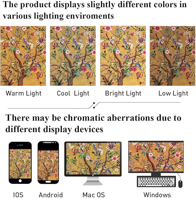 Bohemian Bathroom Curtain Colorful Boho Floral Print Beautiful Bright Polyester Fabric Cloth Shower Curtain for Bathroom Decoration, 72"x72"