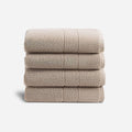 Brooklinen Super-Plush Turkish Cotton Bath Towel Set - Includes 4 Bath Towels Cotton, 820 GSM, Highly Absorbent, Machine Washable, Perfect for Home & Bathroom (Driftwood)