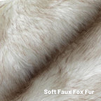 FUTEI Coffee White Decorative Throw Pillow Covers 26x26 Inch Set of 2,Soft Fluffy Faux Fox Fur Textured Euro Pillow Shams,Modern Home Decor for Couch Living Room