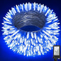 1500 LED Christmas Lights Outdoor Use, 492ft 8 Lighting Modes Fairy Lights for Outside, Christmas Tree Lights Outdoor IP44 Waterproof for Xmas Patio Fence Deck Balcony Garden Decor Blue & Cool White