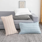 BOSOWOS Queen Size Pillow Shams Set of 2, Ultra Soft Breathable 20 x 30 Inches Pillow Case Envelope Closure, Microfiber Farmhouse Bed Pillowcases for Easy Care, White