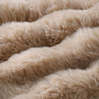 MADIZZ Pack of 2 Thick Plush Wool Throw Pillow Covers 20x20 Inch Camel Soft Neutral Decorative Throw Pillows Accent Boho Cushion Covers for Couch Sofa Bedroom Pillow Shell