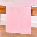 Solino Home Linen Table Runner 36 Inches - 100% Pure Linen Pink Lemonade Table Runner 14 x 36 Inch Ideal for Dresser and Coffee Tables - Halloween - Fete
