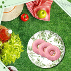 3Pcs Thank You Melamine Serving Tray 10 Inch Round Serving Platters Thank You for Celebrating with Us Food Tray for Wedding Birthday Baby Shower Party Favor Supplies