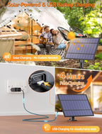100FT(4x25FT) Solar String Lights Outdoor with Remote, Waterproof Dimmable 3 Modes Patio Light with 40+3 LED G40 Bulbs for Camping Porch-Black
