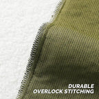 FUTEI Olive Green Throw Pillow Covers 22x22 Inch Set of 2,Furry Faux Fur Teddy Boucle Textured Cushion Covers,Soft Fluffy Decorative Pillow Case,Home Decor for Couch Bed Living Room Office Car