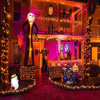 Vivideal 200 LED Orange Halloween Lights Outdoor Waterproof 66ft Halloween String Lights Indoor 8 Modes Clear Wire, Plug in Orange String Light for Xmars Tree Bedroom Thanksgiving Decorations