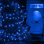 Dazzle Bright C6 Christmas String Lights, 200 LED 66 FT Waterproof Connectable String Lights with Timer, 8 Modes Christmas Lights for Indoor Outdoor Home Garden Yard Xmas Tree Decoration (Blue)