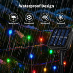 [6 Pack] Solar String Lights Multicolored, 236 FT 600 LED Solar Twinkle Light Outdoor with 8 Modes & Memory Function, Waterproof Chrismas Lights for Xmas Tree Party Decorations