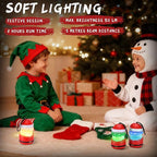 Christmas Gift EverBrite Santa Claus Lantern 3 Pack, 5 Light Modes Holiday Decoration Presents for Women and Men, AAA Batteries Contained Stocking Stuffers, Christmas Lights Indoor & Outdoor