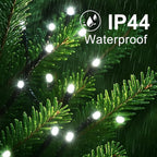 String Lights Outdoor & Indoor, 2Pack 600 LED Christmas Lights, 210ft Plug-in Waterproof Twinkle Light with 8 Modes for Xmas Tree Halloween Wedding Party Garden Patio Decorations(White)