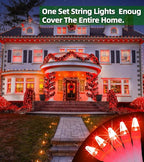 750 LED 246FT Christmas Lights Outdoor, Super Long Waterproof Christmas String Lights with 8 Modes, Christmastree Lights with Timer Memory for Fence Garden Xmas Wedding Party Decor Red