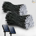 2 Pack Solar String Lights Outdoor, 200 LED Extra-Long 72FT Solar Powered Lights with 8 Lighting Modes, Waterproof Outdoor Lighting Decoration for Garden, Patio, Balcony, Xmas, Wedding, Party
