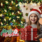 50 LED C6 Christmas Lights - 16.4Ft Battery Operated Seasonal Lighting for Indoor/Outdoor Xmas Tree, Garden, Patio, Party - Warm White