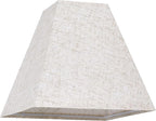 4"×9" × 8.3”inches Spider Set of 2 Small Square Lampshades for Wall Lamps Table Lamps Floor Lamps-Wall Mount Vintage Lamp Shade Fabric,Beige Oatmeal Linen Lampshades Replacement for Bedroom By GO&SO
