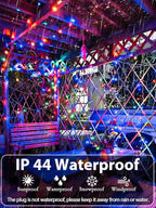 Upgraded 264FT 800 LED Christmas Lights Outdoor Indoor, Xmas Green Wire Plug In String Lights with Memory & Timer & 8 Modes, Waterproof Fairy Light for Tree Party Garden Christmas Decor (Multicolor)