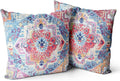 Snycler Antique Boho Hereke Rug Print Boho Throw Pillow Cover 22x22 Inch Set of 2 Double Sided Decorative Soft Throw Pillow Case Cushion Case for Home Decor Living Room Bed Couch Car
