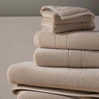 Brooklinen Super-Plush Turkish Cotton Bath Towel Set - Includes 4 Bath Towels Cotton, 820 GSM, Highly Absorbent, Machine Washable, Perfect for Home & Bathroom (Driftwood)