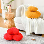 Red Heart Pillows, Cute Heart Decorative Pillow, Heart Shaped Throw Pillows for Bed, Faux Rabbit Fur Plush Hoom Decor Pillow Cushion for Chair Sofa Living Room (Mini 12.9" x 9.8")