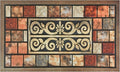 CHICHIC Door Mat Welcome Mat 18x 30 Inch Front Door Mat Outdoors for Home Entrance Outside Entry Way Doormat, Heavy Duty Non Slip Rubber Back Low Profile, Brick