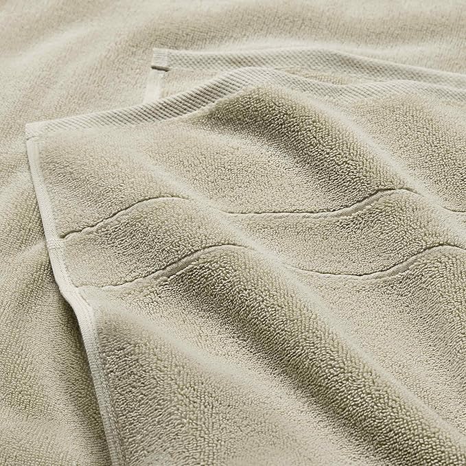 Brooklinen Super-Plush Turkish Cotton Bath Towels Set of 2 Cotton, 820 GSM, Machine Washable, Perfect Bath Towels for Bathroom, Spa & Shower (30" x 58", Stone Beige)