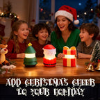 Christmas Gift EverBrite Santa Claus Lantern 3 Pack, 5 Light Modes Holiday Decoration Presents for Women and Men, AAA Batteries Contained Stocking Stuffers, Christmas Lights Indoor & Outdoor