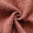 Foindtower Pack of 2, Decorative Textured Boucle Throw Pillow Covers Accent Solid Pillow Cases Soft Cozy Couch Cushion Case for Chair Sofa Bedroom Living Room Home Decor 16x16 Inch Orange Rust Red