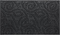 WaterHog Indoor/Outdoor Use Door Mat, 3' x 5', Made in USA, Welcome Mat for Front Door, Durable, Water-Trapping Floor Rug, Decorative, Skid-Resistant Entryway Rug, Boxwood Collection, Charcoal