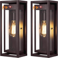 15" Motion Sensor Outdoor Lights, 2 Pack Large Bronze Outdoor Light Fixture, 3 Lighting Modes Waterproof Anti-Rust Wall Sconces, Exterior Lighting Fixtures for Front Door, Porch, Garage