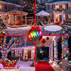 340 LED 90FT Christmas String Lights Outdoor, 12 Pro Modes and Timer Memory & Brightness, Plug in Waterproof Dark Green Wire Twinkle Light for for Xmas Yard Tree Wedding Party Decor (Multicolor)