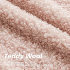 Foindtower 2 Pieces 26x26 Inch Light Pink, Faux Fur Throw Pillow Cover Accent Sherpa Furry Pillow Covers Fuzzy Soft Pillowcases Cozy Sheepskin Decorative Fleece Cushion Case for Bed Couch Living Room