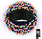 Extra Long 264Ft 800 LED Christmas Lights with Timer, Green Wire Fairy Starry String Lights Plug in, 8 Modes and Memory, forIndoor Outdoor Xmas Tree Wedding Party Decoration,Multicolor