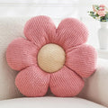 Flower Throw Pillow,Pink Flower Shaped Pillow Decorative Throw Pillows for Sofa, Couch,Bed,15.7'' Soft Daisy Pillow Floor Seating Cushion for Home Decor