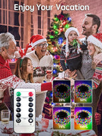 Super Long 344FT Outdoor String Lights, Multicolor Fairy Light, Christmas Lights 1000 LED Waterproof 8 Modes for Patio Bedroom Holiday Party Christmas Tree Wedding Garden