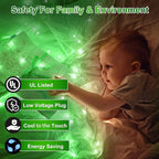 350LED Christmas Lights Indoor Outdoor, 90ft 12 Modes Green LED String Lights with Timer Dimmable, Waterproof Christmas Tree Lights for Xmas Patio Yard Fence Balcony Garden Party Decor Green