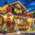 echosari 200 LED 66ft Christmas String Lights Battery Operated, Battery Christmas Lights with Remote Timer Outdoor Fairy Lights for Wreath Party Trees Decor (Warm White)