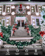 380LED 125FT Christmas Lights, Extra Long Outdoor String Lights Waterproof, Timer & Memory, 8 Modes Dimmable Plug in Fairy for Classroom Decor Outside Tree Wedding Patry Cool White