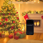 YIQU Smart Color Changing Halloween Lights, 66 FT 200 LED RGB Christmas String Lights with Remote App Control & Timer, Music Sync Multiple Modes Twinkle Light Waterproof Indoor Outdoor Decor