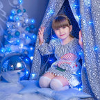250 LED Blue Christmas Lights Outdoor 82ft Clear Wire Blue String Lights 8 Modes Clear Wire, Plug in Waterproof Twinkle Fairy String Light for Indoor Christmas Tree Bedroom Decorations
