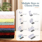 Walensee Contour Rug (20x24, Growing Blue) Non Slip Bath Mat for Bathroom Water Absorbent Soft Microfiber Shaggy Mat Machine Washable U Shape Toilet Rug