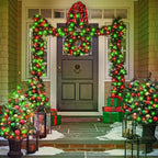 165FT 500 LED Christmas Lights, Plug in Christmas String Lights with Waterproof, 8 Modes Twinkle Fairy Lights for Xmas Garden Tree Holiday Decorations, Red Green