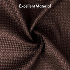 AmazerBath Brown Shower Curtain Waffle Textured, Fabric Shower Curtain Thick Heavy Duty 240GSM Hotel Quality Bathroom Shower Curtains, 72 x 72 Inches